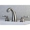 Kingston Brass KB988FL Widespread Bathroom Faucet, Brushed Nickel KB988FL - alternate 2